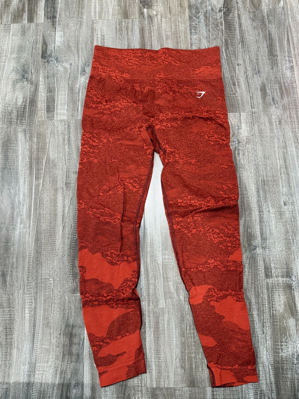 Gymshark Orange-Red Seamless Leggings